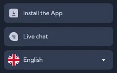 Capture d'écran : chat en direct de LuckyBoom